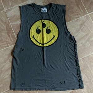 Distressed UNIF Muscle Tee